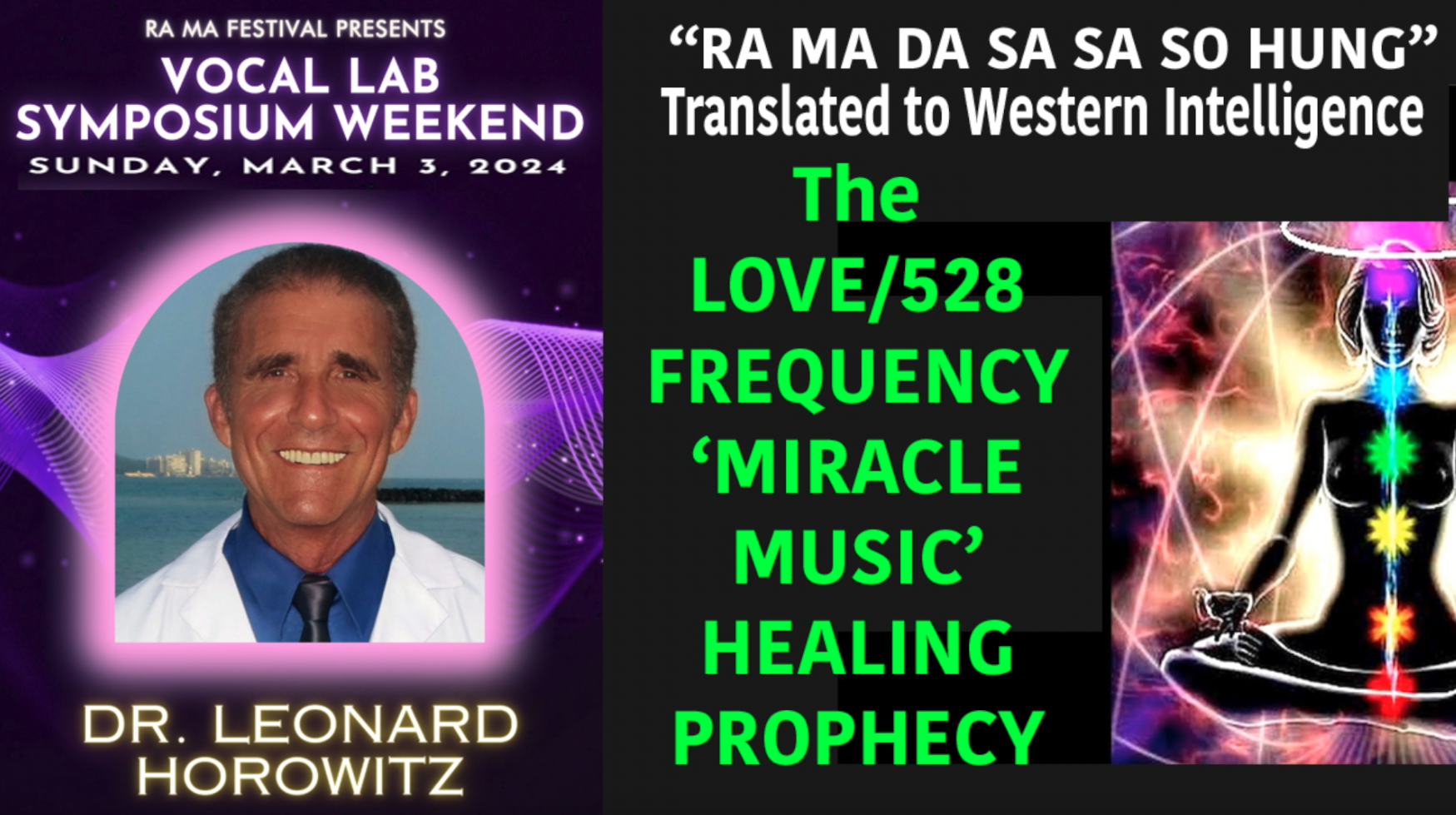 Dr. Horowitz Vocal Lab Love 528 Frequency Presentation